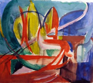 Tanulmány Franz Marc Gazelle festménye után